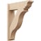 Ekena Millwork 7 1/2-in W x 24-in D x 32-in H Funston Trad Rough Cedar Woodgrain TimberThane Outlooker, Primed Tan OUTUR075X24X32FST04RCPR - alternate 1